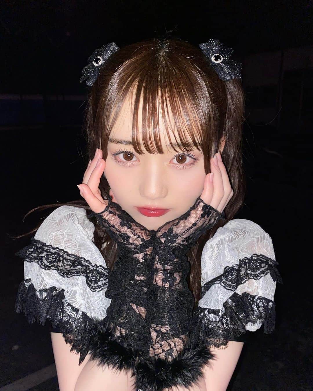 田島櫻子のインスタグラム：「強めです🐈‍⬛❤︎」