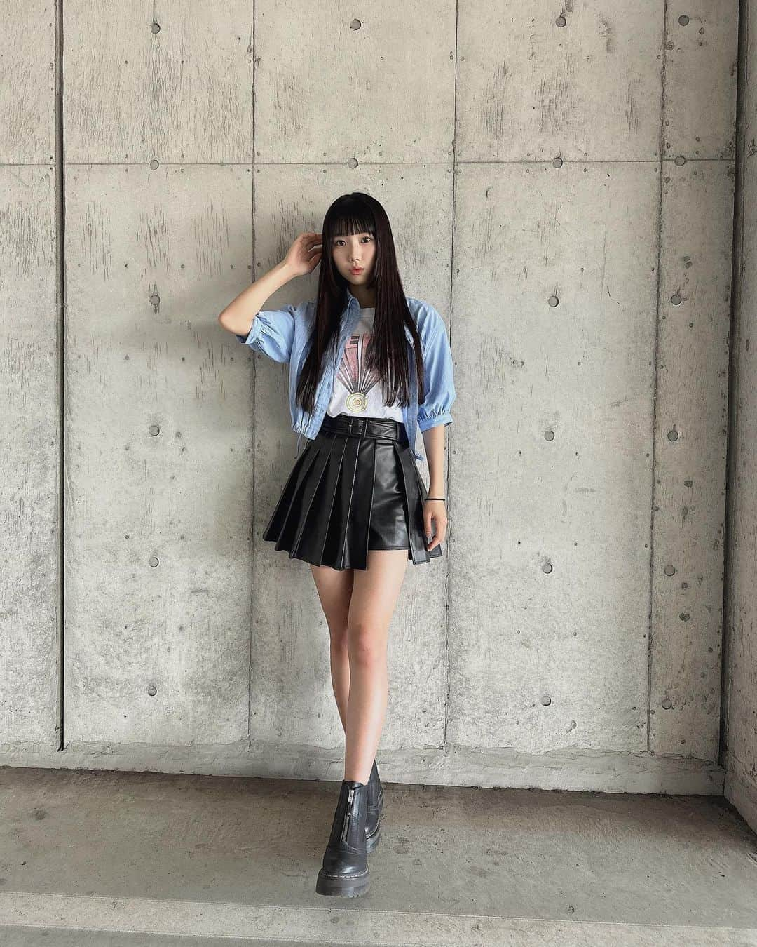 宇佐美空来さんのインスタグラム写真 - (宇佐美空来Instagram)「. . .  #07 #高1#アイドル #idol #コーデ#code#ロックT#thewho#tシャツ#空来コレ#fashion」4月29日 22時34分 - sora_usami