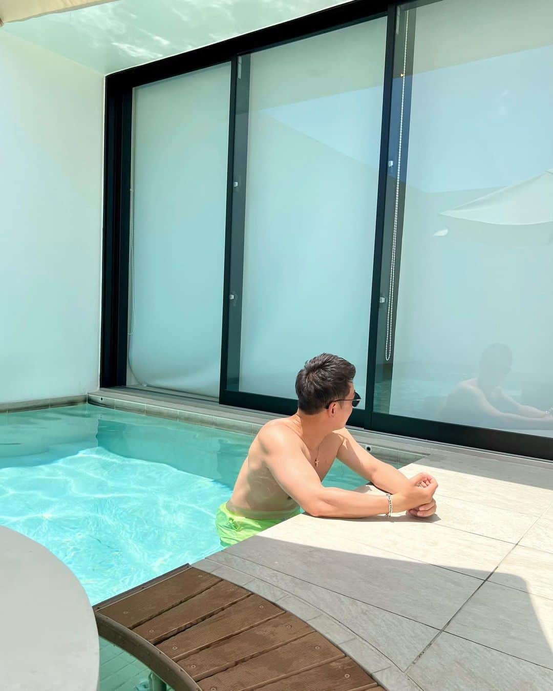 Noboru_Yuukiのインスタグラム：「. . @adan_resort.executivesuite   #沖縄　#adanresortsecretvillas  #adanresort #ヴィラ #ビラ」