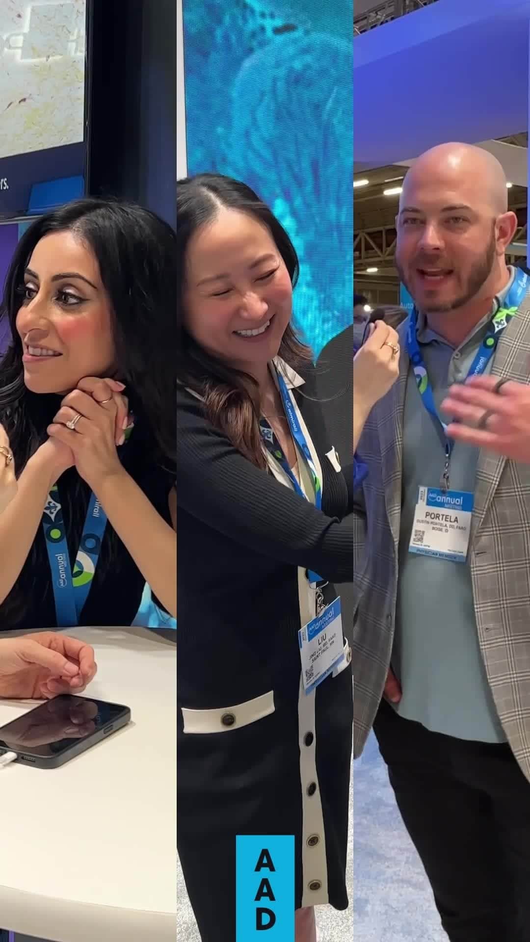 La Roche-Posayのインスタグラム：「🧬 The New Orleans AAD convention is filled with the latest skincare innovations. One thing is for sure, @dermatology.doctor, @derm.talk, and @drdustinportela are excited to bring them back to their patients! 🚀   All languages spoken here! Feel free to talk to us at anytime. #larocheposay #AAD #dermatologicalinnovation #skincare Global official page from La Roche-Posay, France.」