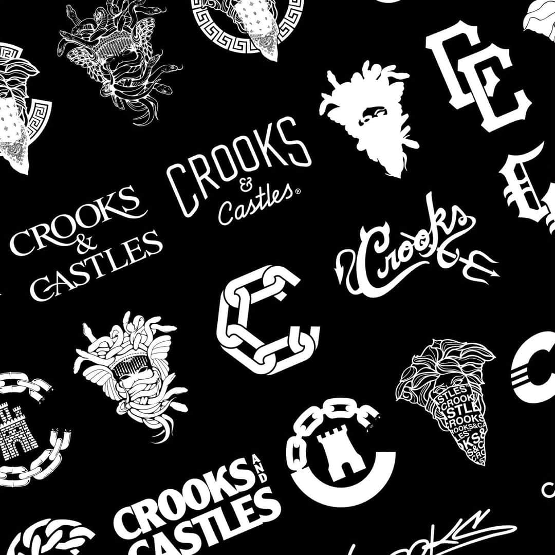 Crooks & Castlesのインスタグラム：「THE ORIGINAL TROUBLEMAKERS 💲💲⁠ ⁠ ⁠ ⁠ #crooksandcastles #ogcrooks #streetwear」