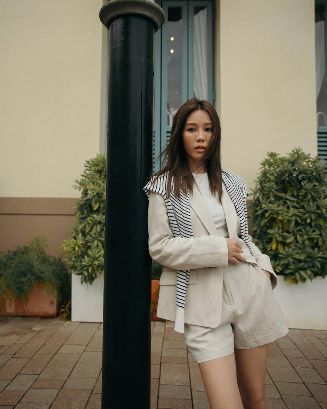 Club Monacoのインスタグラム：「Why choose one look when you could have three. — @tsangtastic shows us how to step out this season in our light luxury essentials perfect for any late spring/early summer weather.」
