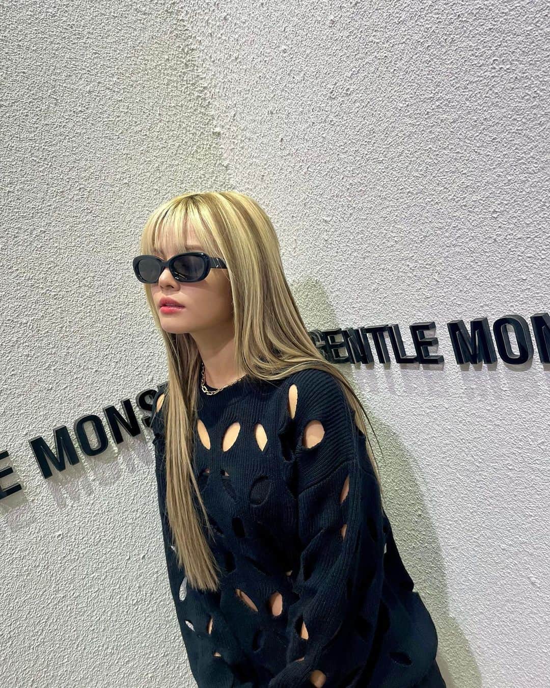 のインスタグラム：「Thank you for having us @gentlemonster 🤍」