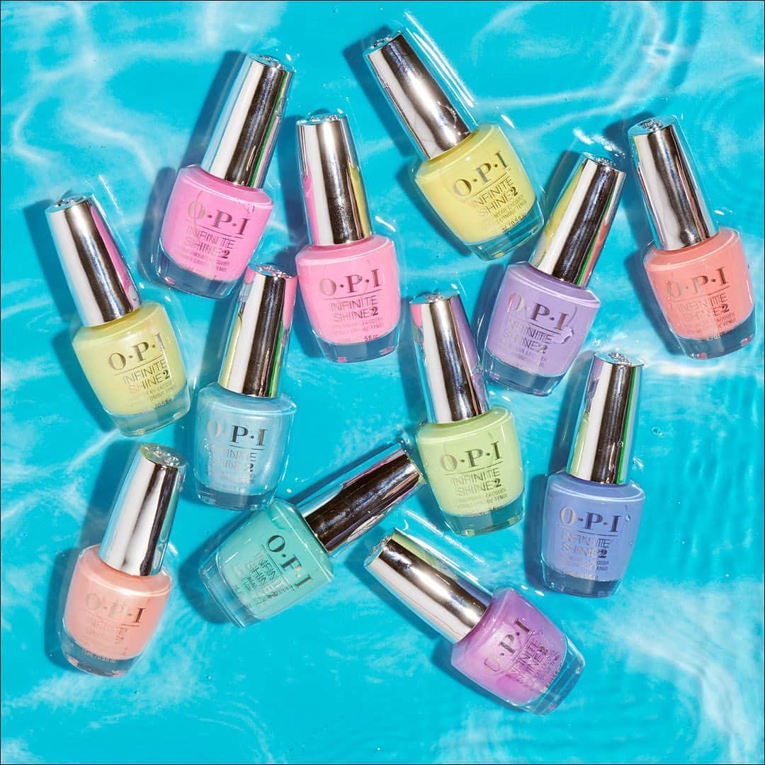 OPIさんのインスタグラム写真 - (OPIInstagram)「Mark yourself OOO-PI.   Introducing #OPISummerMakeTheRules — a collection of daring pastels and shocking brights that’ll make you ditch the boardroom for flexing on the beach, no ifs, sands, or buts 💪🌊😘  Available Monday 5/1.  #OPI #SummerNails #SummerMani」4月30日 4時03分 - opi