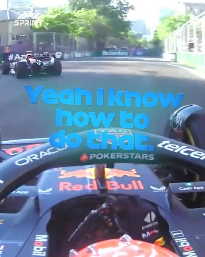 のインスタグラム：「Max meant this one 😤  #F1 #AzerbaijanGP」