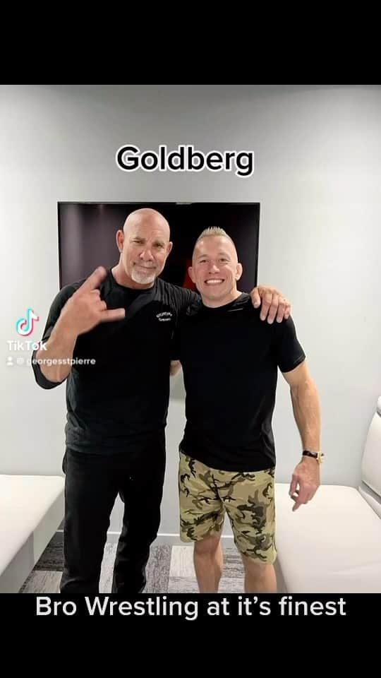 ジョルジュ・サンピエールのインスタグラム：「I dreamed of becoming a professional wrestler when I was a kid. 😁  www.fortheloveofmma.co.uk」