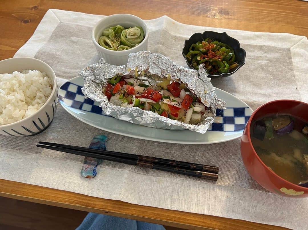 寺田有希のインスタグラム：「あまり載せてなかった！ 新玉ねぎの美味しさに気づいた春🌸🧅✨  今日も元気にいってきます！  #てら飯 #おうちごはん #おうちごはんlover #春野菜 #新玉ねぎ #寺田有希 #teradayuki」
