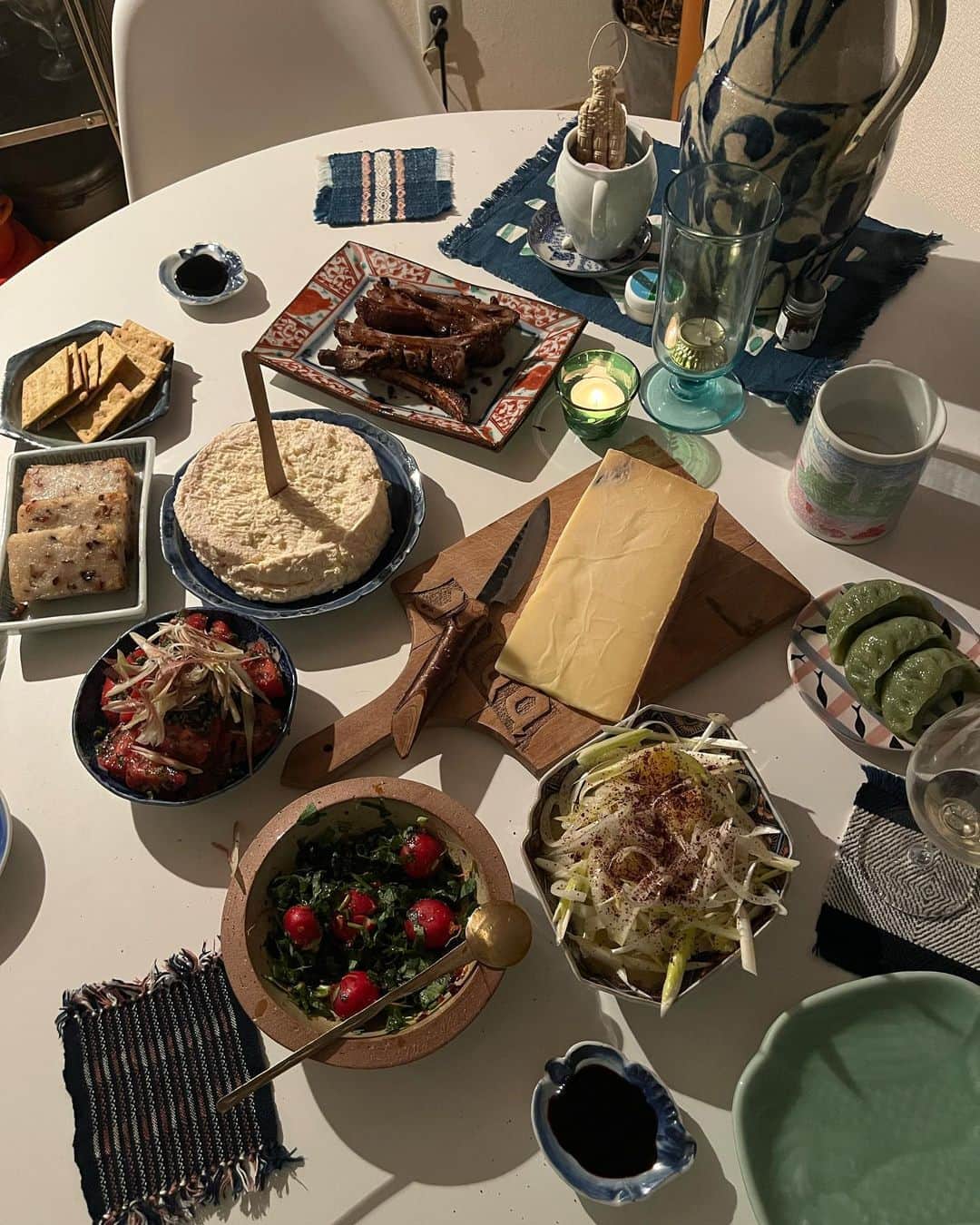 福本敦子のインスタグラム：「🧀🤤ｗｅｅｋｅｎｄ🍴 #刺さってるやつ気になるよな😂🧀🗡」
