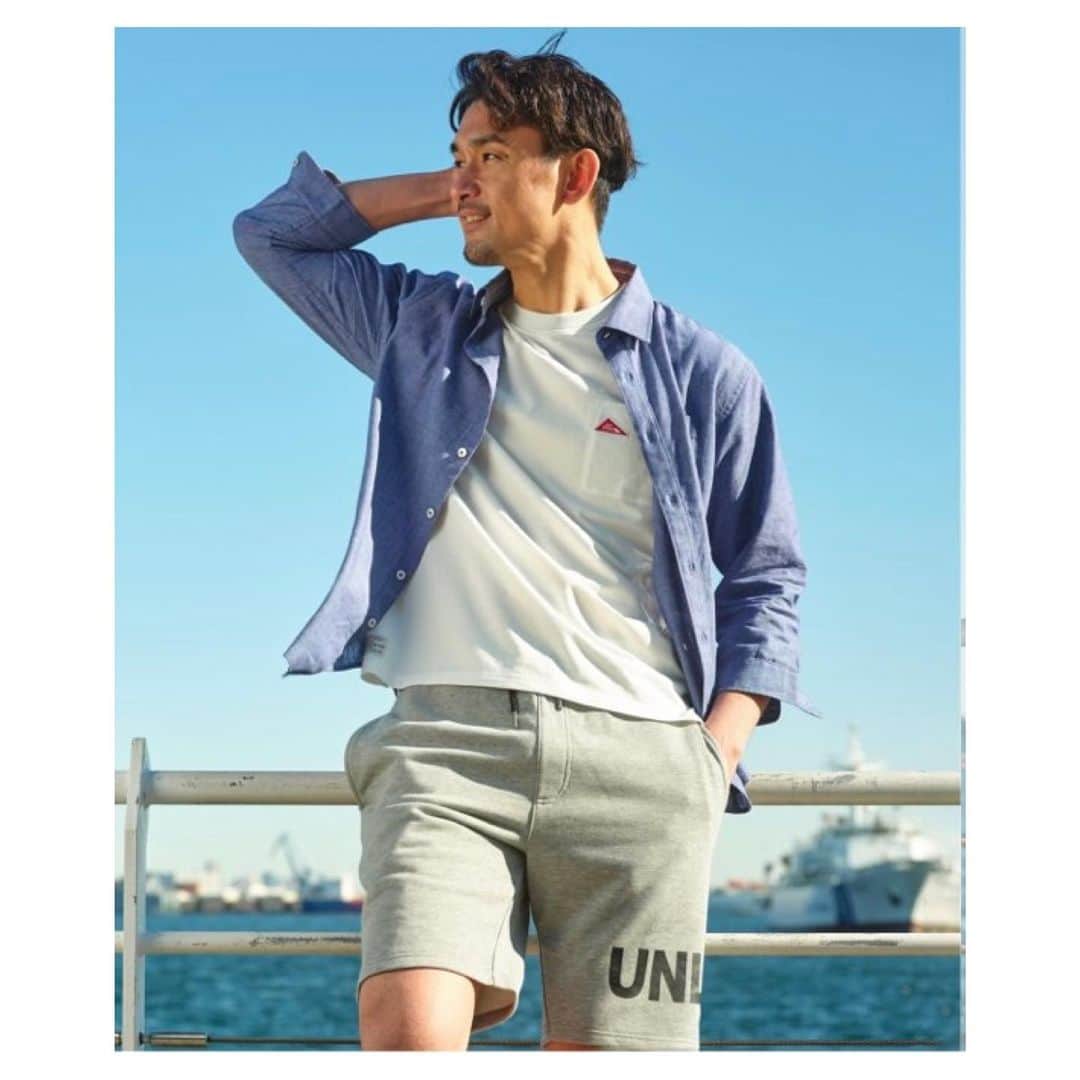 江口雅也のインスタグラム：「new job🔥 URBAN NATURE LIFE 　　　　✖️  ikka🏄‍♂️  この日のロケはたしか0℃🥶 でも夏を感じさせるのよ。  #malemodel  #asianmodel  #mensfashion  #mensstyle  #casualstyle  #urbannaturelife  #メンズモデル #アジアンモデル #メンズファッション #カジュアルコーデ  #カジュアルファッション」