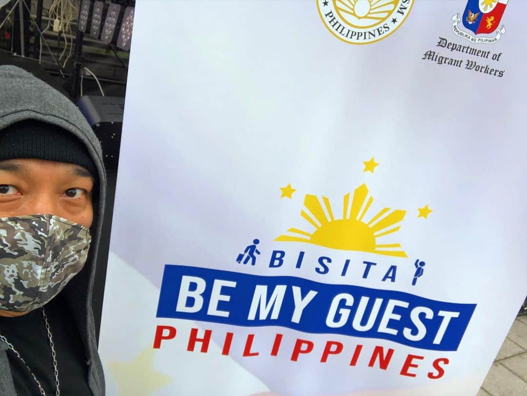 HI-Dのインスタグラム：「フィリピン🇵🇭フレンドシップフェス2023の会場に到着。この後13時頃からライブ出演します。」