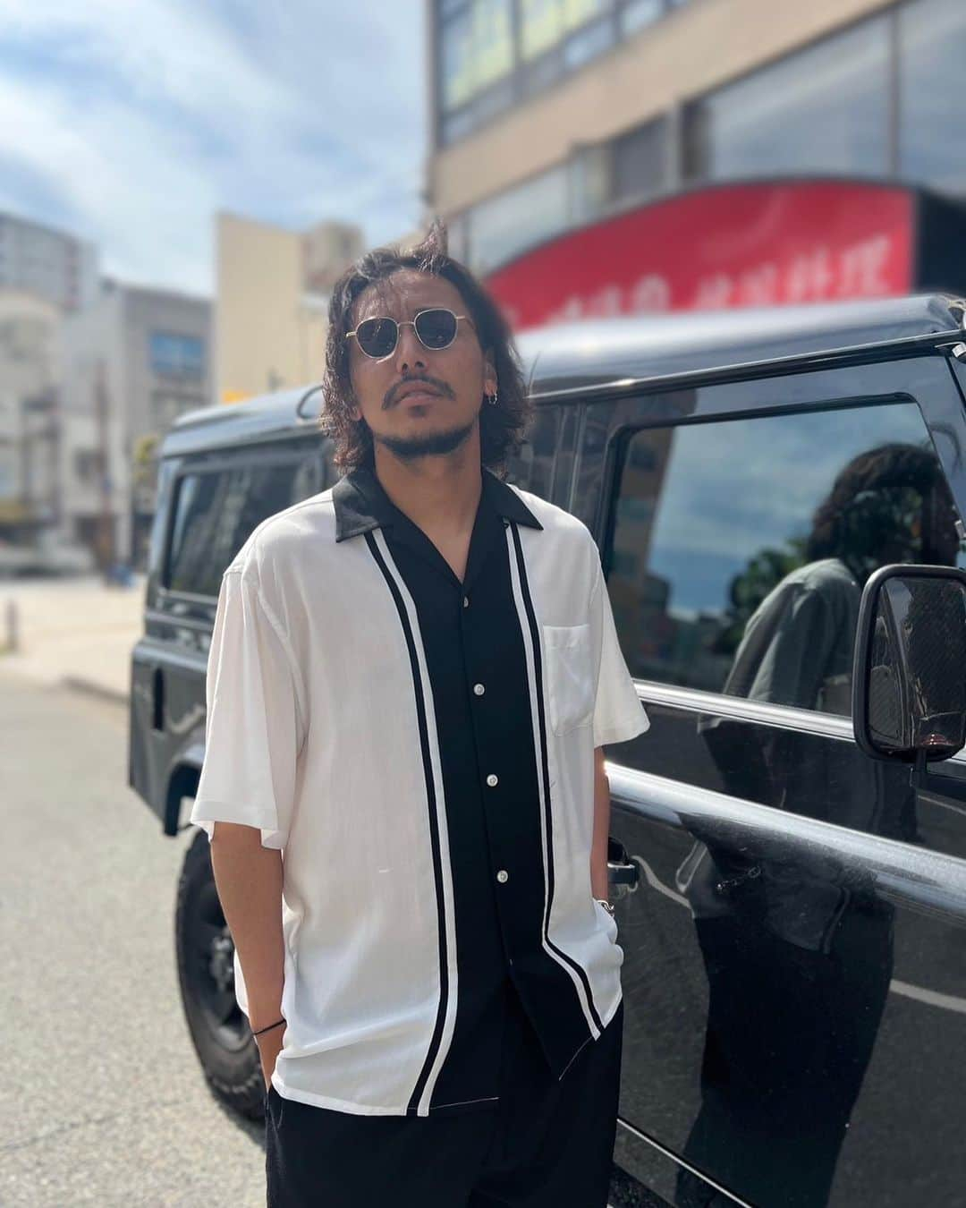 大崎玲央さんのインスタグラム写真 - (大崎玲央Instagram)「@wackomaria_guiltyparties  @nativesonseyewear  @shackman_kobe  #wackomaria#guiltyparties #nativesons」4月30日 11時37分 - leo.osaki