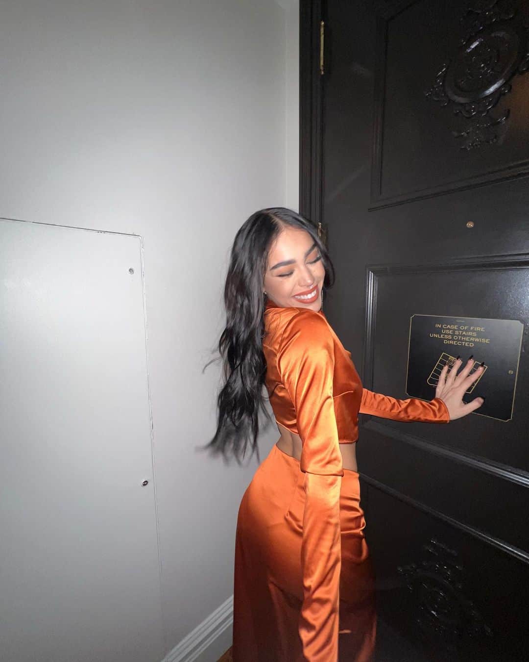 Danna Paolaのインスタグラム：「🍑🍊 nyyy」
