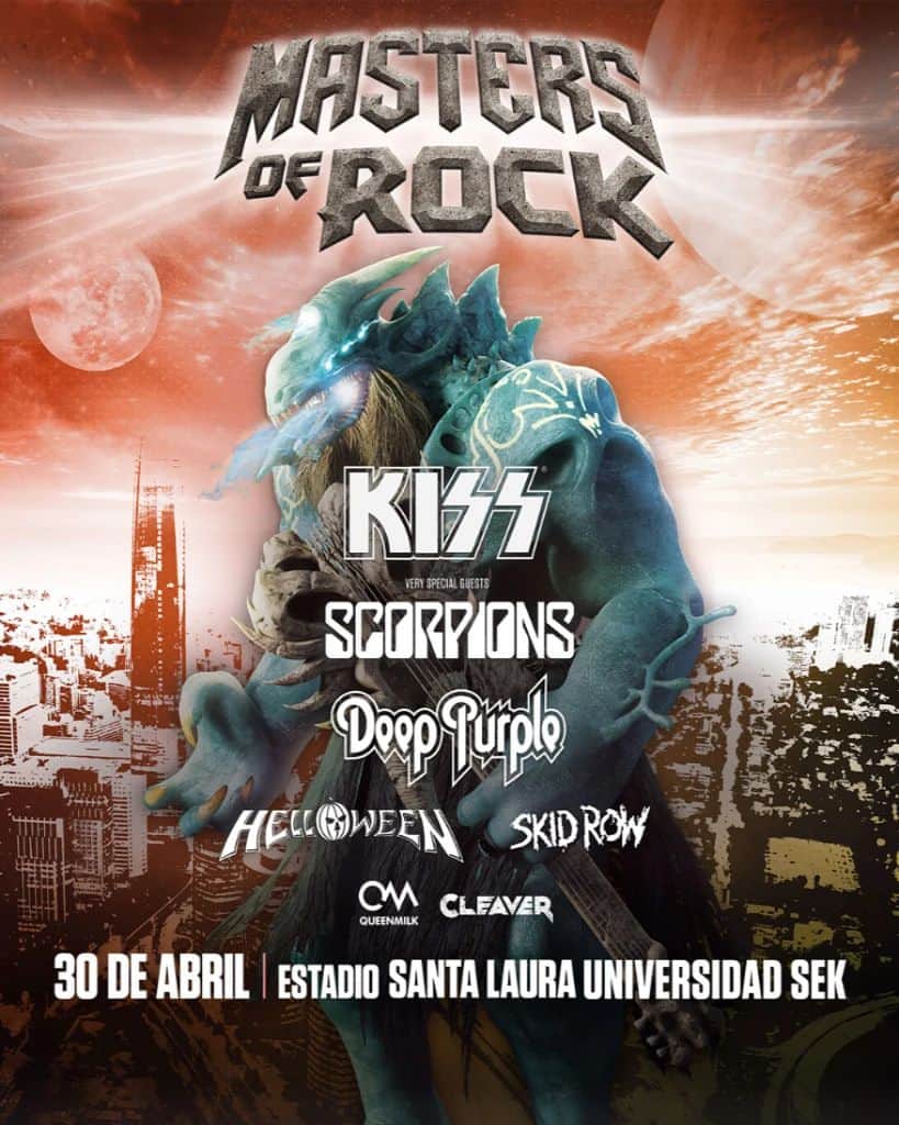 KISSのインスタグラム：「#Santiago! You're next! See you tomorrow at Estadio Santa Laura - Universidad SEK. #EndOfTheRoadTour」