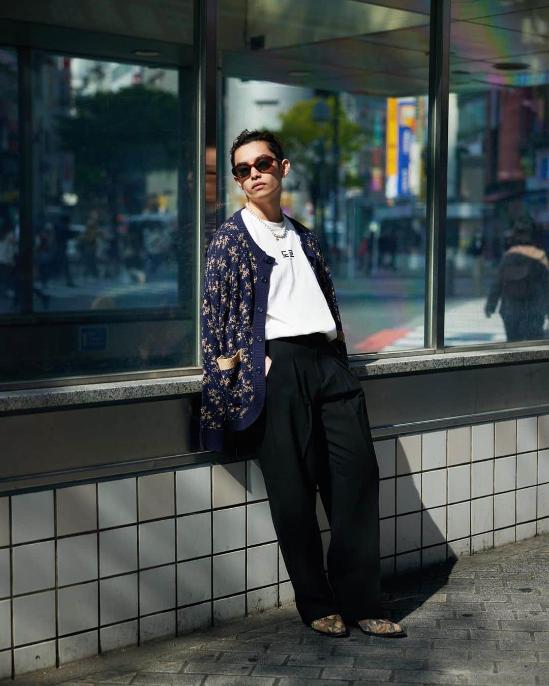Cazumaxのインスタグラム：「Takuma Nagae🖤 #streetsnap #streetstyle #aland」