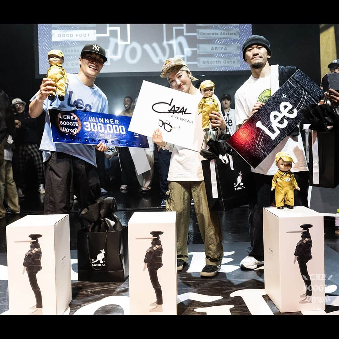 Dancers Collectionさんのインスタグラム写真 - (Dancers CollectionInstagram)「THE BOOGIE DOWN by Lee  2023.04.29 is over.  RESULT  ---WINNER GOOD FOOT  ---2ND PLACE THE FLOORRIORZ  ---BEST 4 THINK TWICE ARIYA  #lee #leebreakin #theboogiedown #standtall ⁡ @leejeans @leejeansjp  photo by @jason_halayko」4月30日 13時11分 - dancerscollection