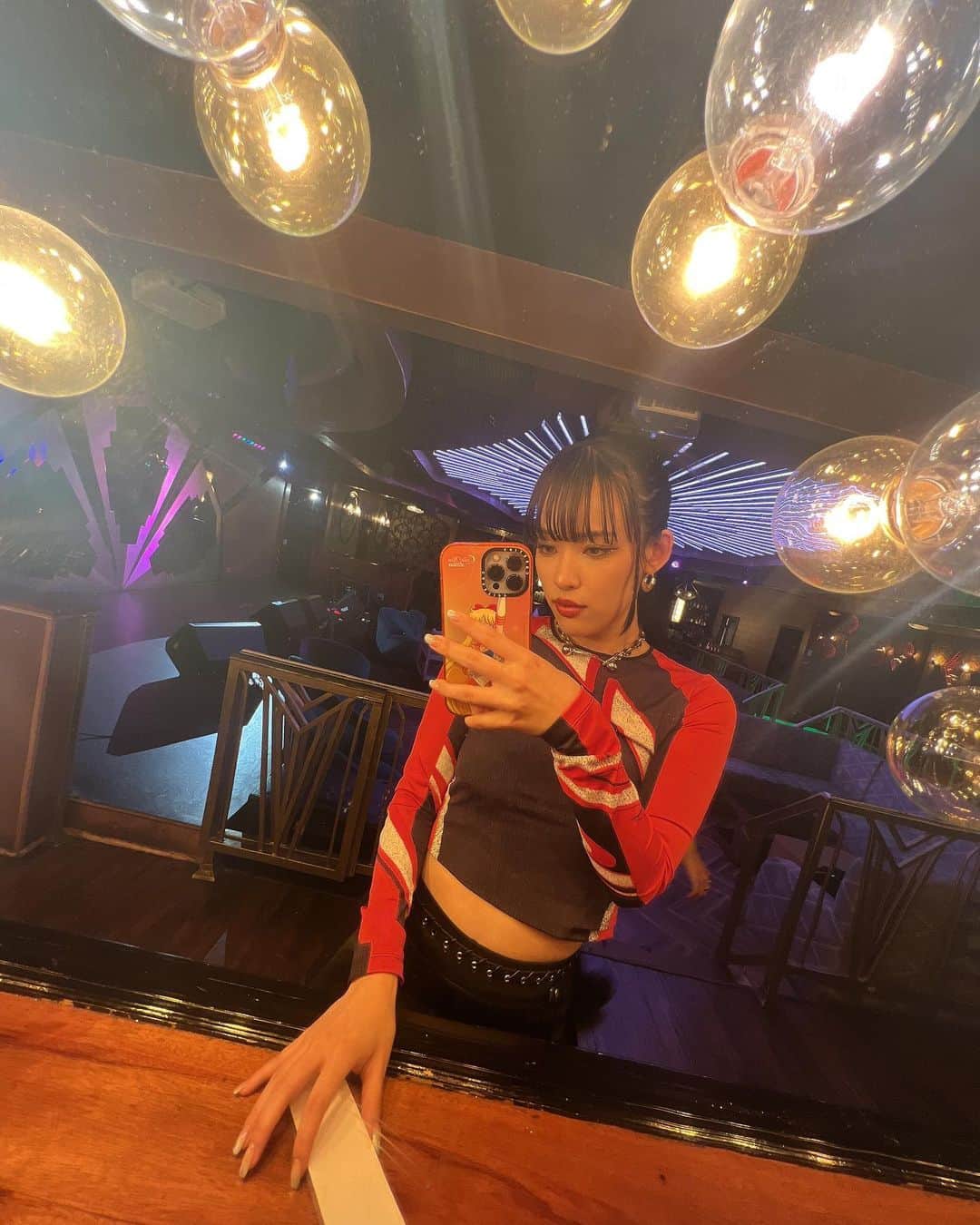 MIYUUさんのインスタグラム写真 - (MIYUUInstagram)「🧡🖤Outfit for the event🖤🧡 thank you for our team🫶🏻 @sg5official #sg5」4月30日 14時32分 - immiyuu_official