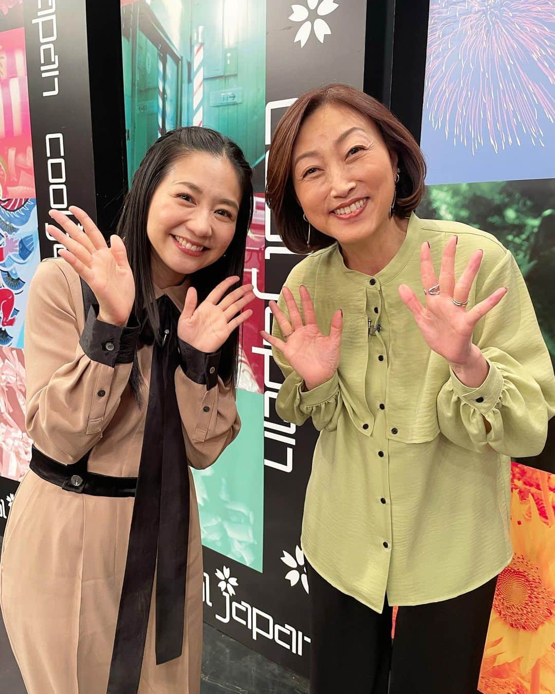 関根麻里さんのインスタグラム写真 - (関根麻里Instagram)「田中ウルヴェ京さんと😊💕 @miyako.tanaka.oulevey   #クールジャパン #CoolJapan #NHK #BS1」4月30日 14時54分 - marisekine