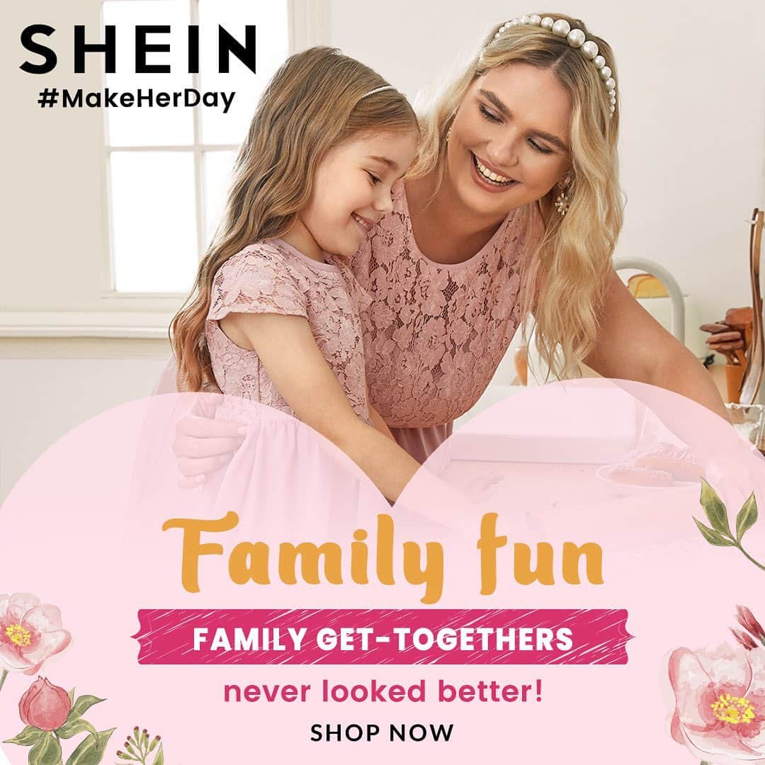 SHEINさんのインスタグラム写真 - (SHEINInstagram)「ALL TOGETHER NOW Family get-togethers have never looked better!  SITTING PRETTY>https://shein.shop/ow2np0q  #MakeHerDay」4月30日 17時02分 - sheinofficial