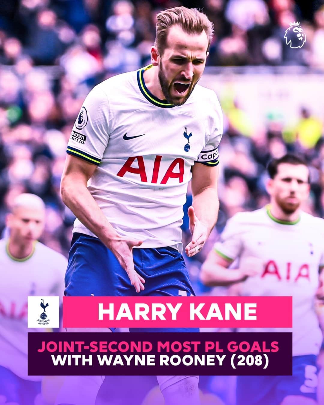 プレミアリーグさんのインスタグラム写真 - (プレミアリーグInstagram)「Harry Kane goes level with Wayne Rooney 🤝」5月1日 4時10分 - premierleague