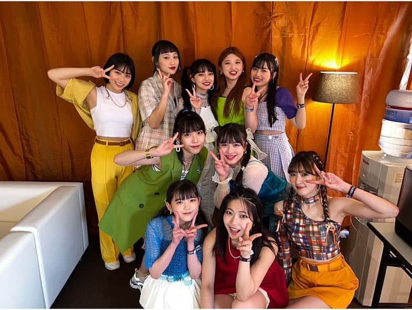 ANGERMEさんのインスタグラム写真 - (ANGERMEInstagram)「.  JAPAN JAM 2023 SKY STAGE トップバッターありがとうございました💙  #ANGERME#アンジュルム#JJ2023#たーけー！」4月30日 19時58分 - angerme_official