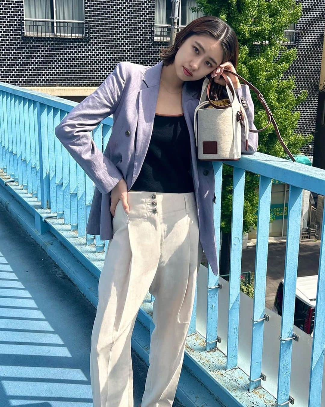 中田みのりのインスタグラム：「@paulsmithjapan 🧳 #modernworkingwardrobe #pr」