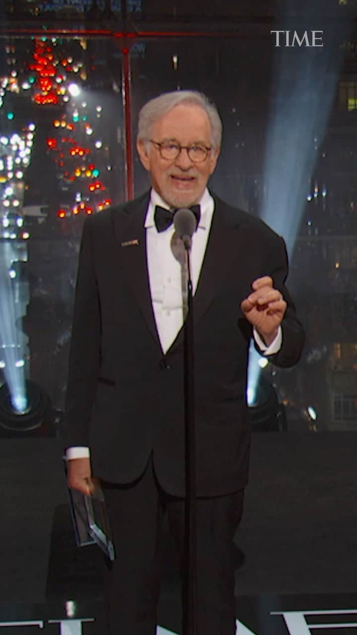 TIME Magazineのインスタグラム：「Steven Spielberg on TIME’s first issue.  Tune in to watch the #TIME100 tonight at 7/6c on ABC, produced by @timestudios.」