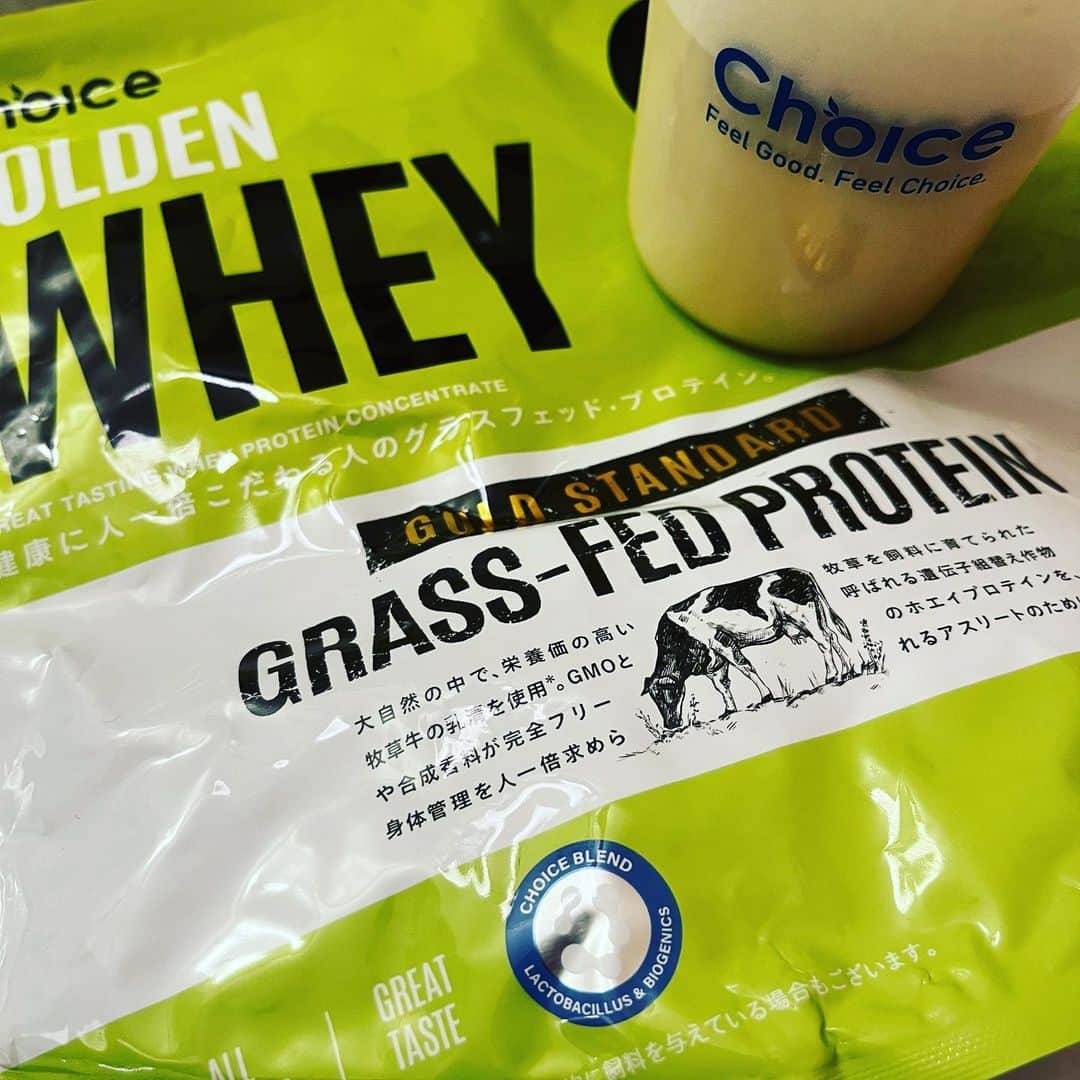 のインスタグラム：「. 「Feel Good. Feel Choice」🐄🌱  いつでもどこでも👍  #choice  #choiceproteins  #choicenutrition  #choicesuppli  #チョイス  #チョイスプロテイン  #プロテイン  #無添加」