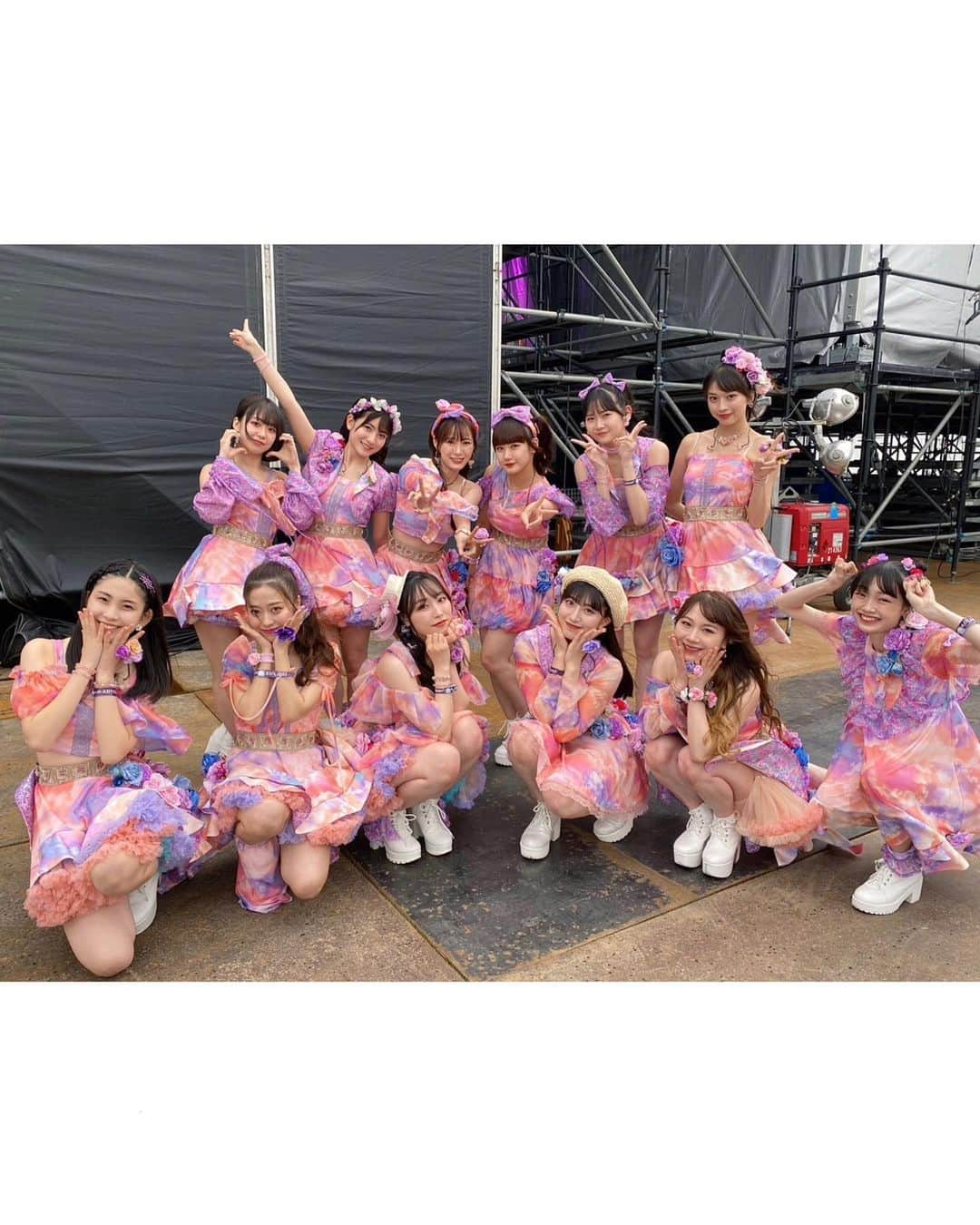 羽賀朱音さんのインスタグラム写真 - (羽賀朱音Instagram)「#JJ2023 ⁡ ｢JAPAN JAM 2023｣ 会場にいる全員で作り上げている空間が、 本当に最高で、幸せでした🥰 ⁡ ありがとうございました！！！ ⁡ ⁡ 12期カラーの衣装、 お気に入りです🩵💜🩷🧡 ⁡ #morningmusume23 #モーニング娘23 #羽賀朱音」4月30日 22時09分 - akane__haga.official