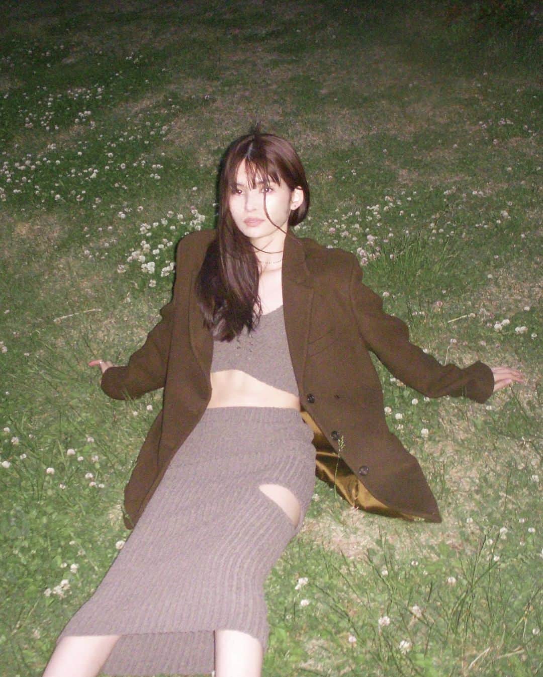 乃愛さんのインスタグラム写真 - (乃愛Instagram)「かわいいセットアップきて散歩した🤎🤎🤎🤎」4月30日 22時27分 - _0w022