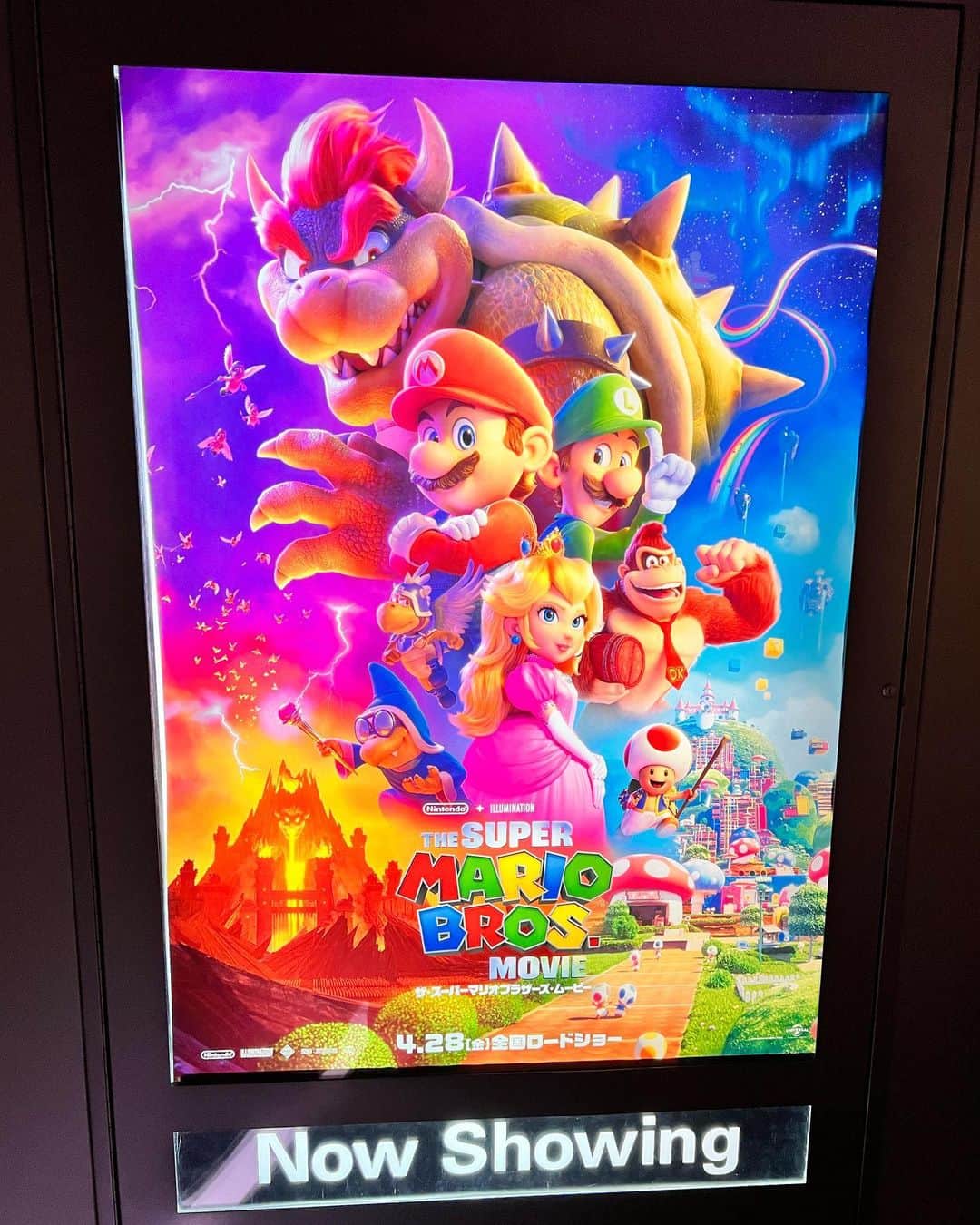 RYO the SKYWALKERのインスタグラム：「マリオの映画楽しかったよ🍄⭐️  小ネタいくつか見つけたけどまだありそうやからまた観たい  #MARIOBROS #MARIOBROSMOVIE #nintendo」