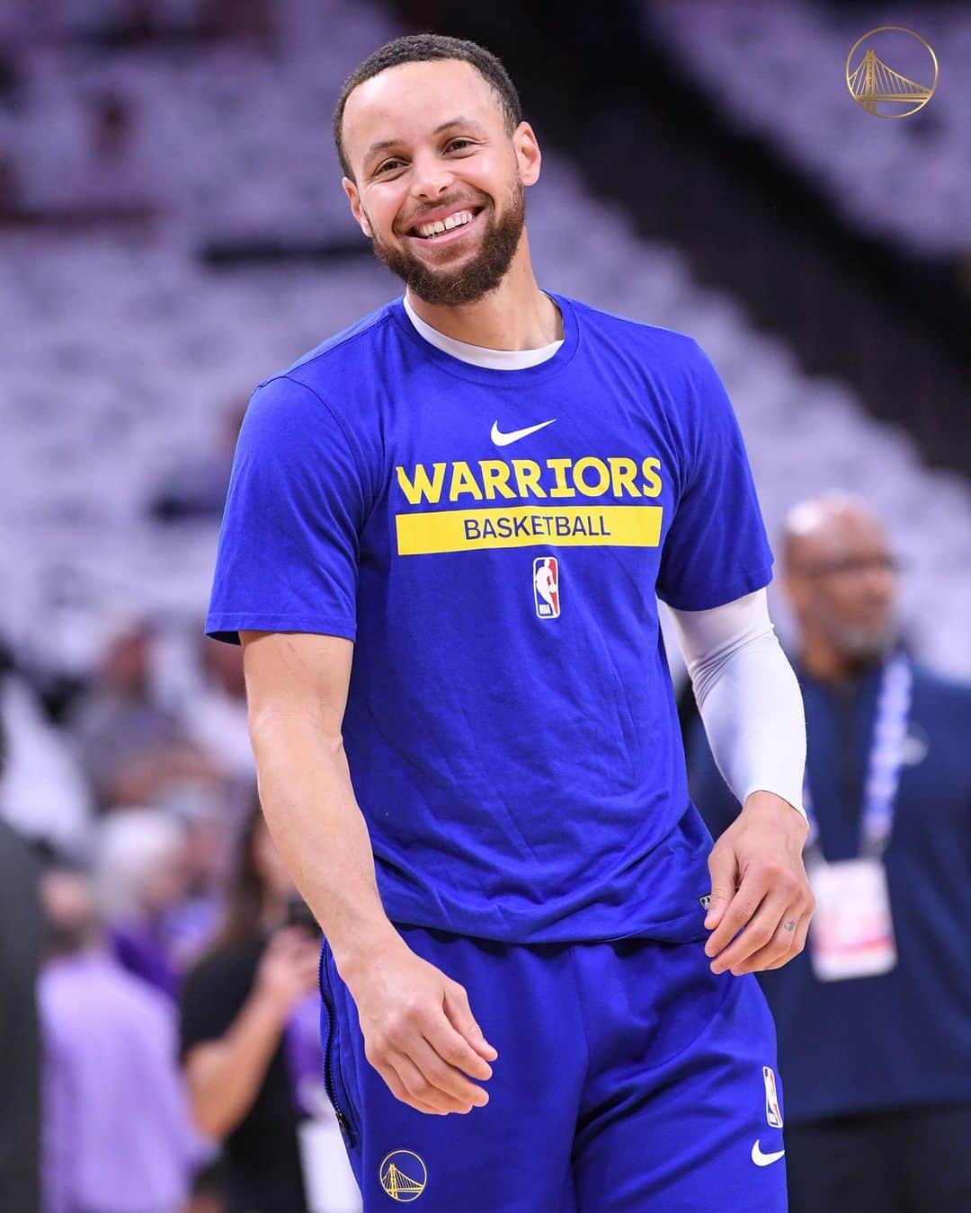 ゴールデンステート・ウォリアーズのインスタグラム：「Steph’s prepped for Game 7 ⚡️」