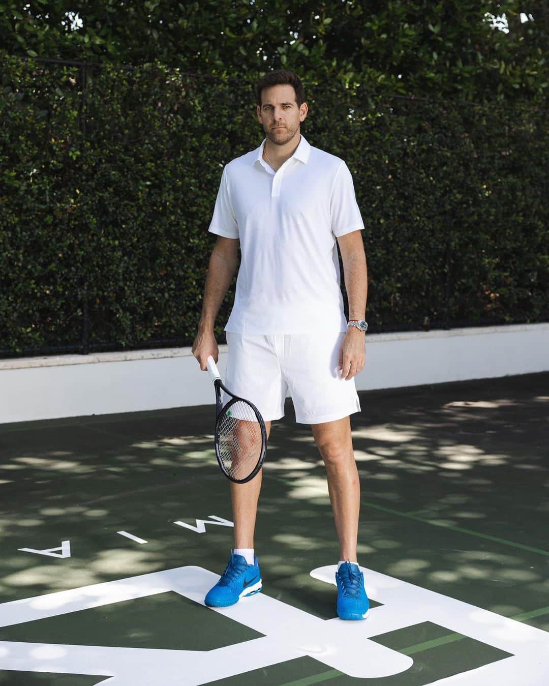 Polo Ralph Laurenさんのインスタグラム写真 - (Polo Ralph LaurenInstagram)「An afternoon with @RalphLauren in Miami.  #GeorgesCoupet and #MarthaGraeff wear sport inspired pieces from #PoloRalphLauren and RLX during their tennis session with #JuanMartíndelPotro.  #RLMiami #RalphLauren」5月1日 6時00分 - poloralphlauren