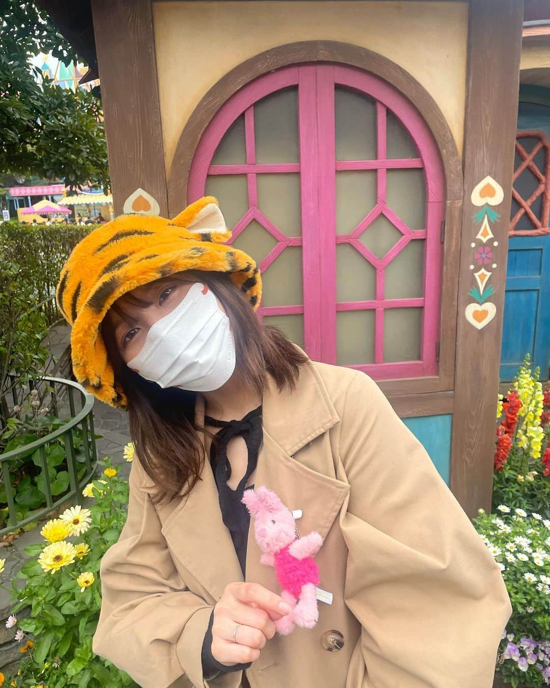 大和田南那さんのインスタグラム写真 - (大和田南那Instagram)「ティガーピグな日🎢💞🏰🪄  大好きなリメンバーミーのフィルハーマジックも久しぶりに観れて幸せいっぱいだった💀🏵️💞💞  次はシーに行きたいなぁ  #disneyland#Disney#ディズニー#ディズニーランド#ティガー#ピグレット#ディズニーコーデ#ディズニーカチューシャ」4月30日 23時56分 - nanaowada_official