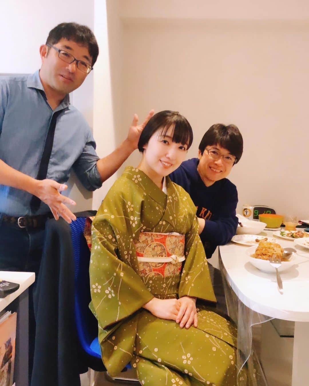 七瀬りりこさんのインスタグラム写真 - (七瀬りりこInstagram)「お仕事のお話をしている時間って幸せ✨  私は根っからの仕事好きと自覚しました😆  楽しい時間を有難うございました♪  #kimono #着物」5月1日 0時19分 - ririkonanase