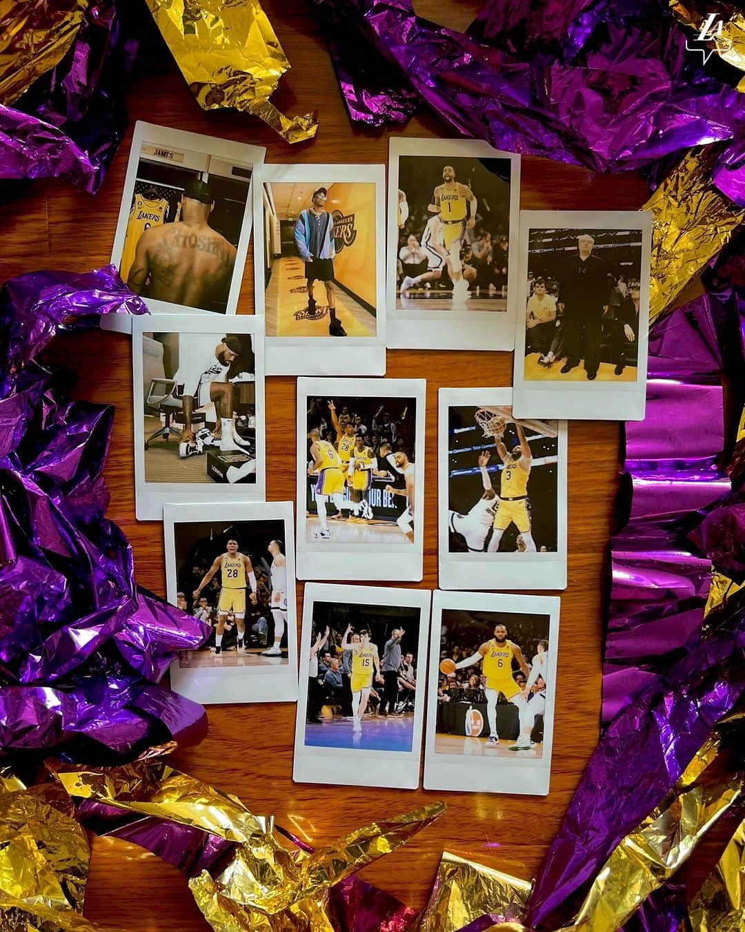 Los Angeles Lakersさんのインスタグラム写真 - (Los Angeles LakersInstagram)「Round 1, Game Six - on Polaroid」5月1日 0時43分 - lakers