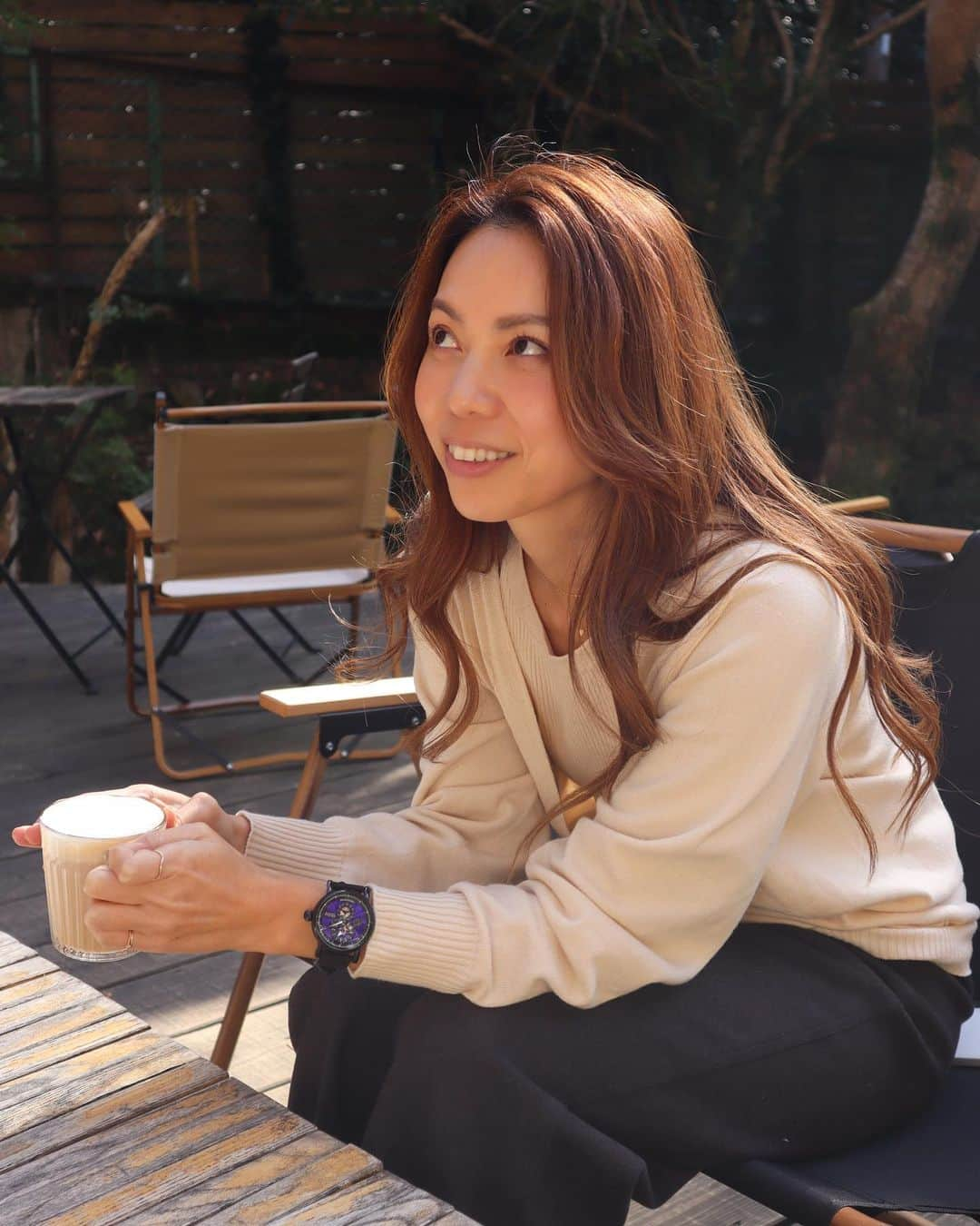 飯端美樹のインスタグラム：「忙しすぎて、一瞬で過ぎ去った4月。 そのおかげで、風邪気味で5月スタート致しました🎏 一分一秒大切に、今月も頑張ります！  ⌚️ @chronoswiss_jp」