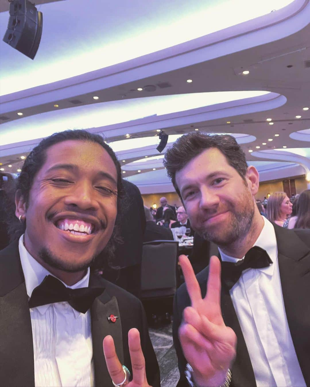 ビリー・エイチュナーさんのインスタグラム写真 - (ビリー・エイチュナーInstagram)「White House Correspondents Dinner! What an honor to sit with the truly inspiring Rep. @justinjpearson and Rep. @brotherjones_  from TN last night! Thank you @time for inviting me. These two remarkable young men now face Special Elections in TN after being unjustly expelled from the State Legislature for speaking up for gun control and common sense - please follow them and show your support! And many thanks to @thecreativecoalition for a great weekend in DC! Keep up the good fight! ✊❤️」5月1日 5時36分 - billyeichner