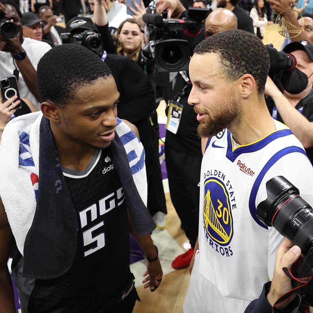 ゴールデンステート・ウォリアーズのインスタグラム：「Heck of a series. Respect, @sacramentokings」