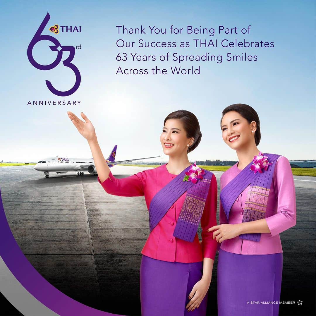 タイ航空のインスタグラム