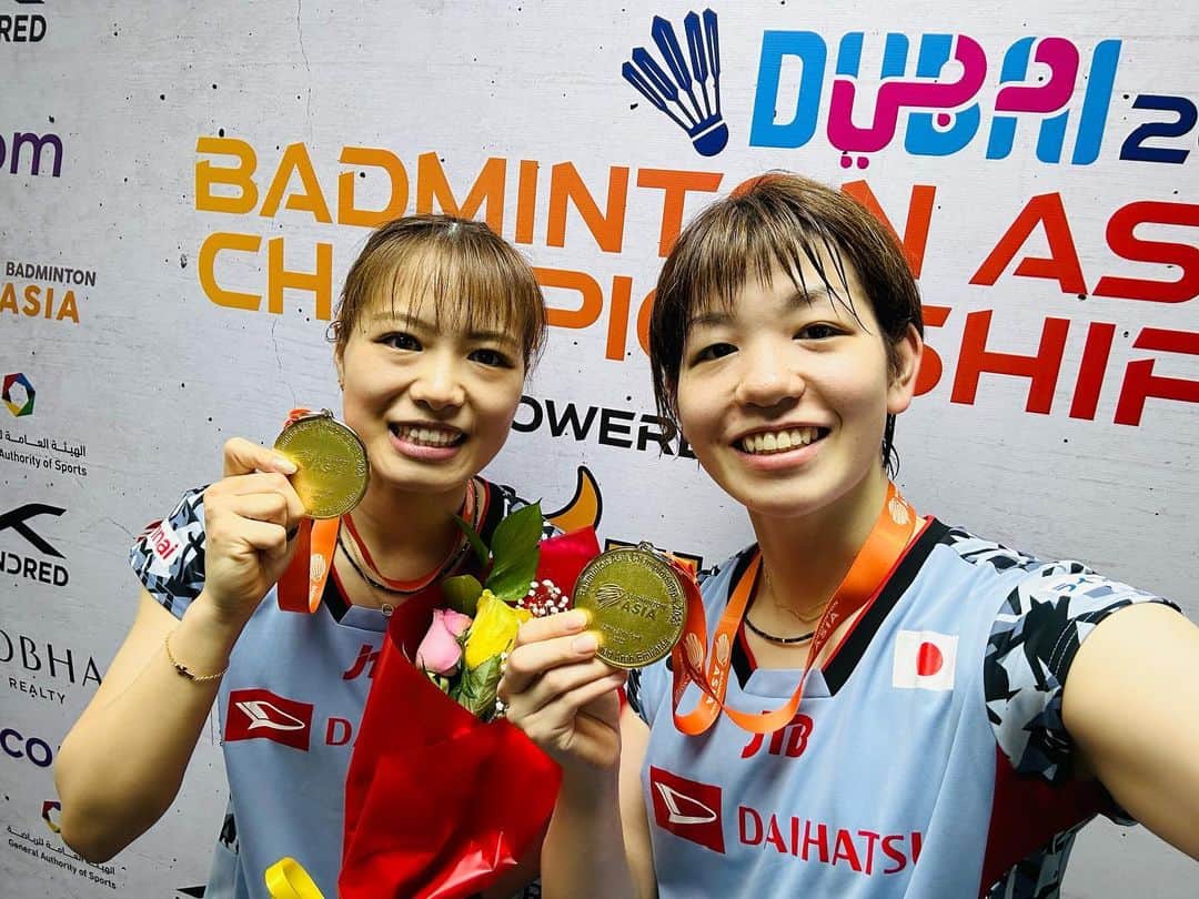 廣田彩花のインスタグラム：「. . アジア選手権優勝しました🏅  応援ありがとうございました。 また次に向けて頑張ります！  . . #久しぶりの優勝 #フクヒロ　 #丸杉」
