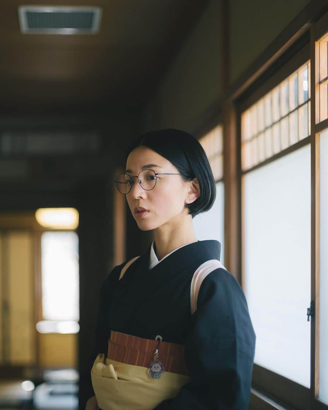 早織のインスタグラム：「チノちゃん   photo: @hamadahideaki   映画「#リバー流れないでよ 」 #貴船ふじや さん全面協力🤝」