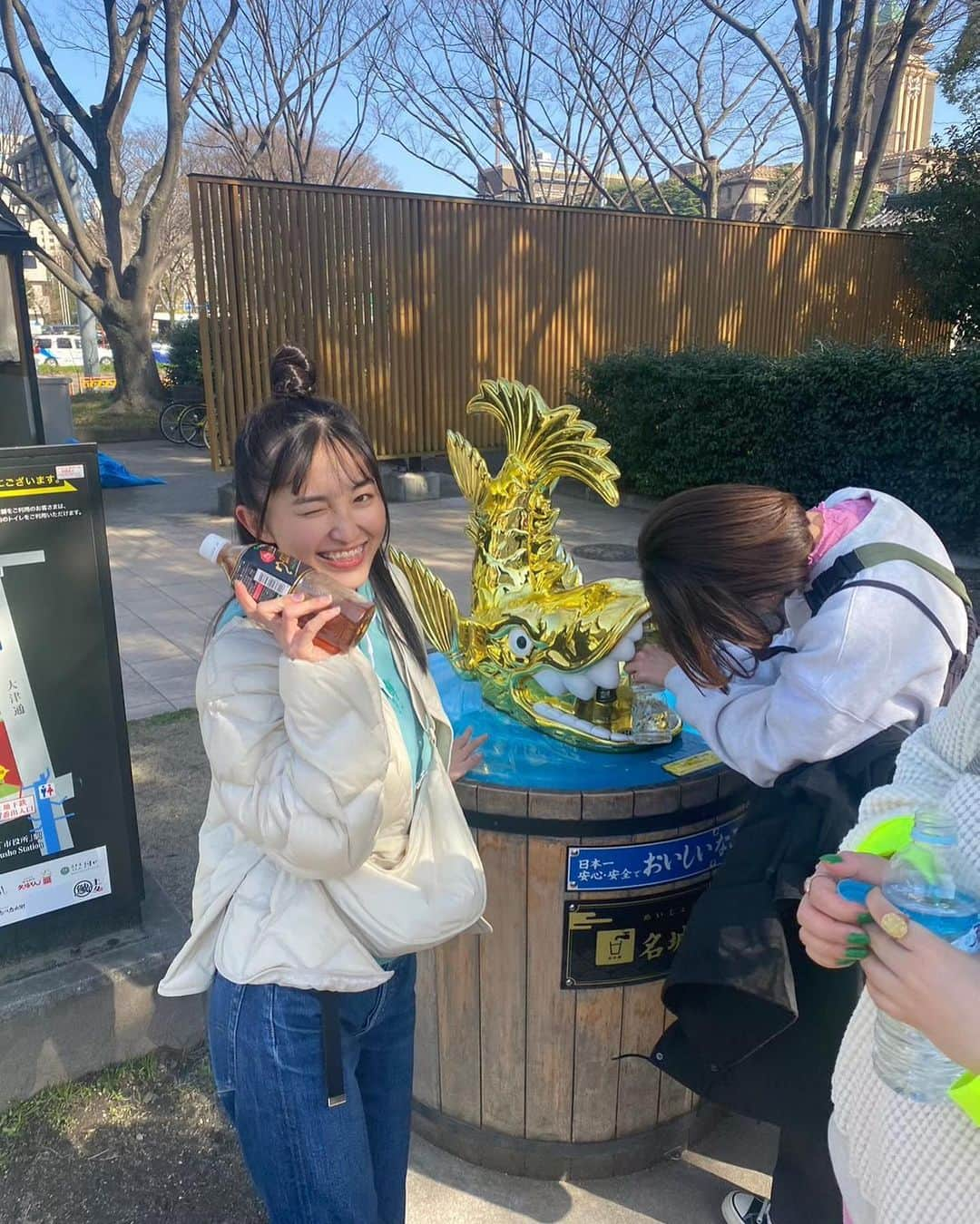 堀口日萌さんのインスタグラム写真 - (堀口日萌Instagram)「名古屋は梅で溢れてた🌸 キャピキャピ4人組 大阪のスパイスガールズです。1人たりひん。  #名古屋 #旅行 #梅 #名古屋城 #nagoya #travel #一期一会 #春 #春コーデ #おだんごヘア #ユニクロ #uniqlo #ralphlauren #堀口日萌」5月1日 21時48分 - himechannel_0624