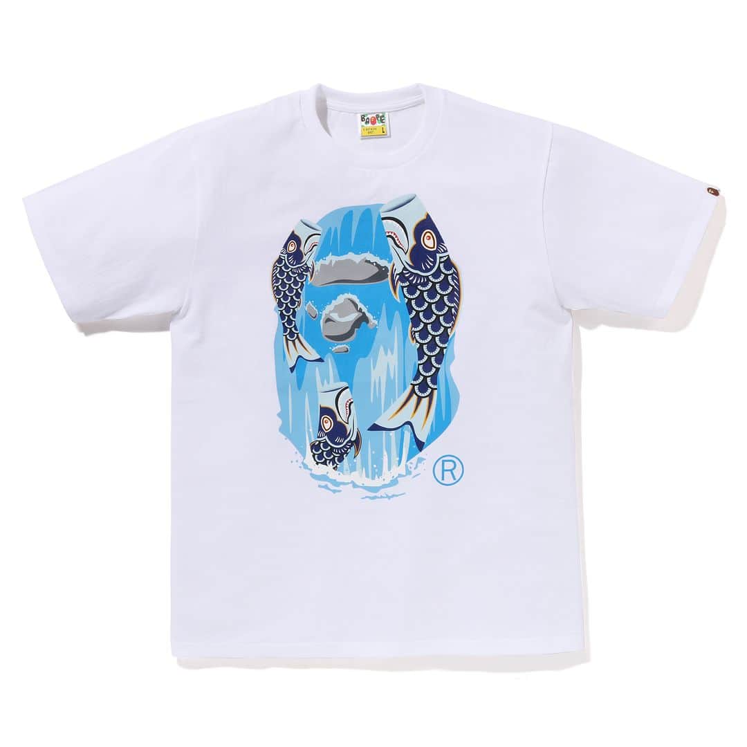 ア ベイシング エイプさんのインスタグラム写真 - (ア ベイシング エイプInstagram)「BAPE® introduces a collection of T-shirts to celebrate Children's Day. Each of the three T-shirts features a different, Japanese-inspired motif.  This collection is now available on BAPE.COM and BAPE STORE®. #bape #abathingape #apehead」5月1日 22時12分 - bape_japan