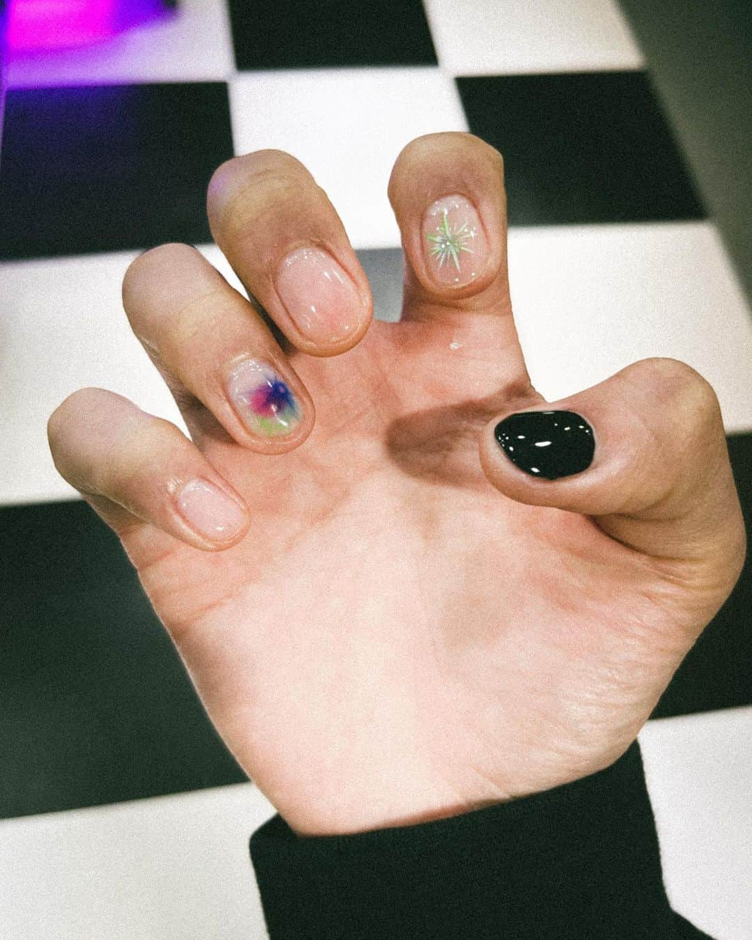 プニエル さんのインスタグラム写真 - (プニエル Instagram)「Wind and Wish nail art! @nail_unistella  나의 바람 네일 아트!」5月1日 14時00分 - btobpeniel