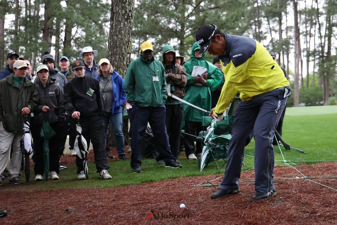 アフロスポーツさんのインスタグラム写真 - (アフロスポーツInstagram)「Japan's Hideki Matsuyama on the 7th hole during the day 3 of the 2023 Masters golf tournament at the Augusta National Golf Club in Augusta, Georgia, United States, on April 8, 2023.  Photo by Koji Aoki  #themasters」5月1日 16時09分 - aflosport