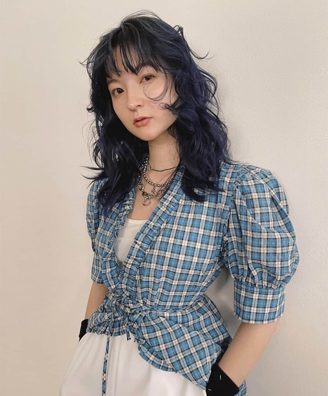 磯田 基徳のインスタグラム：「浜松seminar style curly girl💙 ルフレcolor @napla_official  model @leia_selina  assistant @nonakakazuki_」