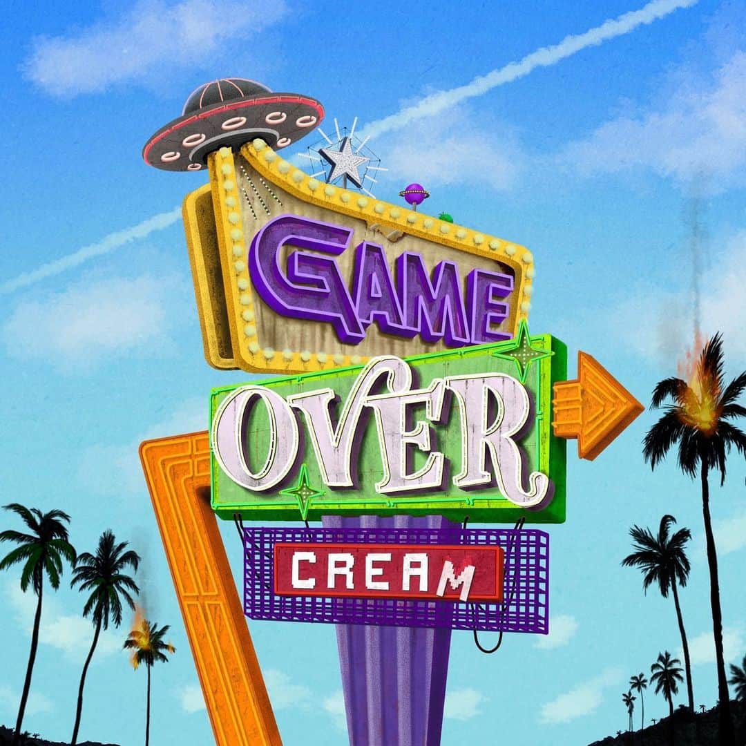 Staxx Tのインスタグラム：「5.12 (Fri) CREAM - GAME OVER シングル配信開始🔥🔥🔥  つまんねー人生ぶっ飛ばしたくなるよ😇 お楽しみに🫶🏽」