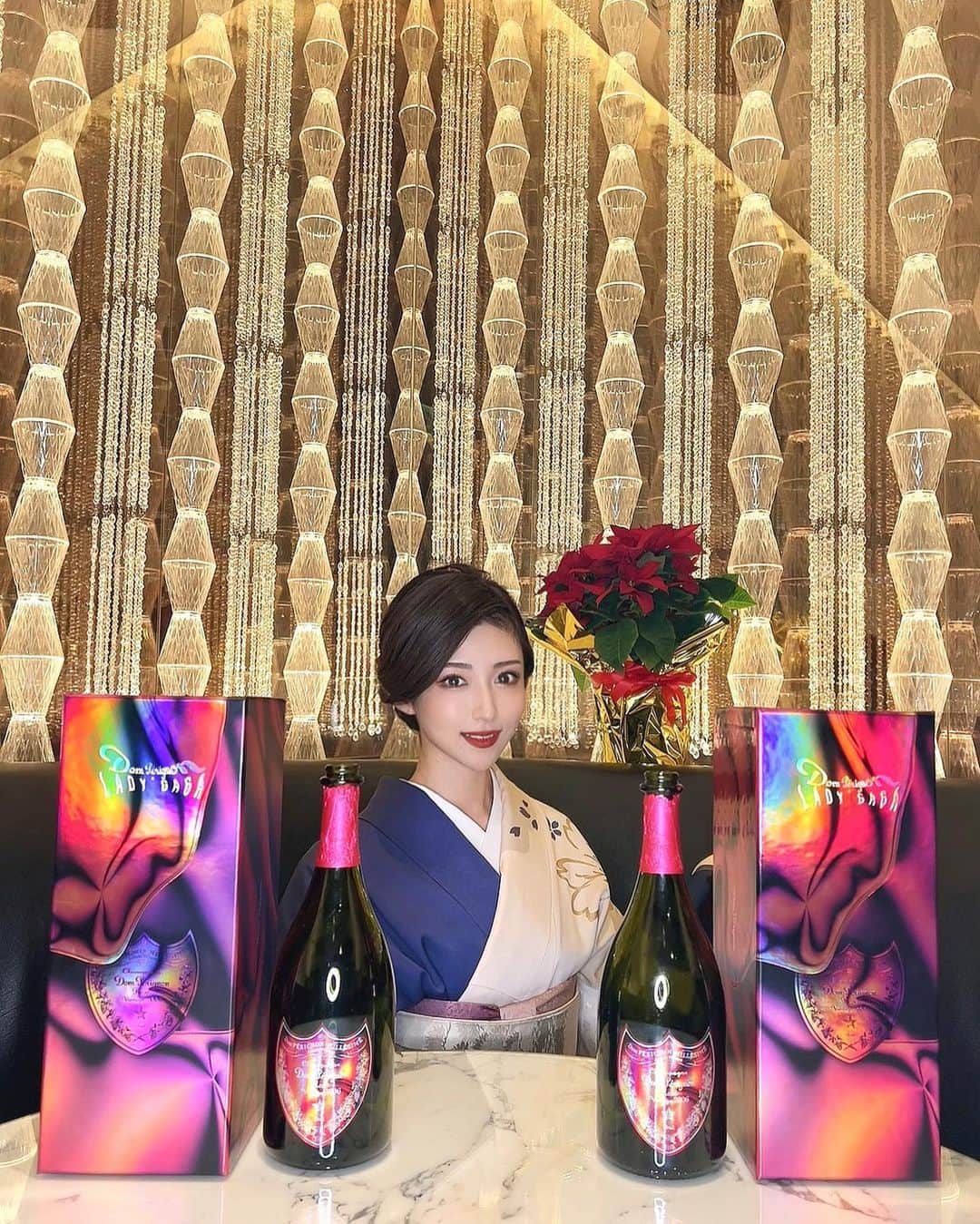 SAYAのインスタグラム：「. ハチャメチャに時差投稿。 bisser周年(2022) もうGWですね‪(⊃^-^)⊃ . . #六本木 #六本木キャバクラ #六本木クラブ #キャバクラ #和服 #着物」