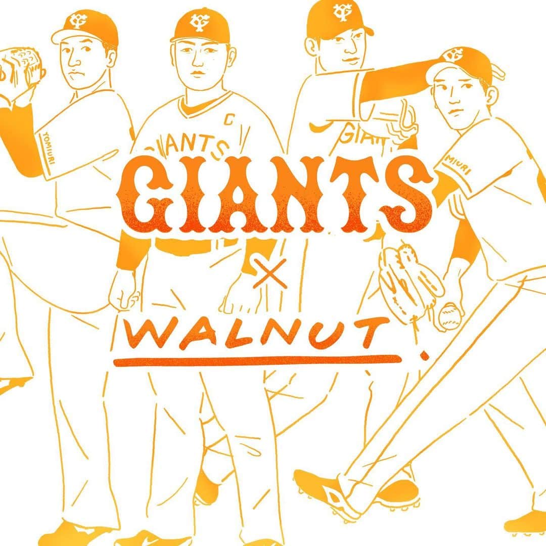 のインスタグラム：「6月2,3,4日と東京ドームで行われる巨人戦にて、読売ジャイアンツとWALNUTコラボプロジェクトが開催されます⚾️🔥  球場内外サイネージでコラボイラストが展開されるほか、選手15名を描き下ろしたグッズがローンチ。  そして色々な年代や国籍のガールズが「サイキョウ」になれる日として、ジャイアンツが展開している"サイキョウガールズ"のイベントをイメージしたキャラクターのアイテムも登場します。  ジャイアンツファンの方はもちろん、先日開催されたWBCで野球観戦に興味を持った方にも楽しんでいただけるようなイベントになったらいいなと思ってます！  6月2,3,4日はぜひ東京ドームへ。 詳しくはジャイアンツ公式サイトをご覧ください👀  #giants」