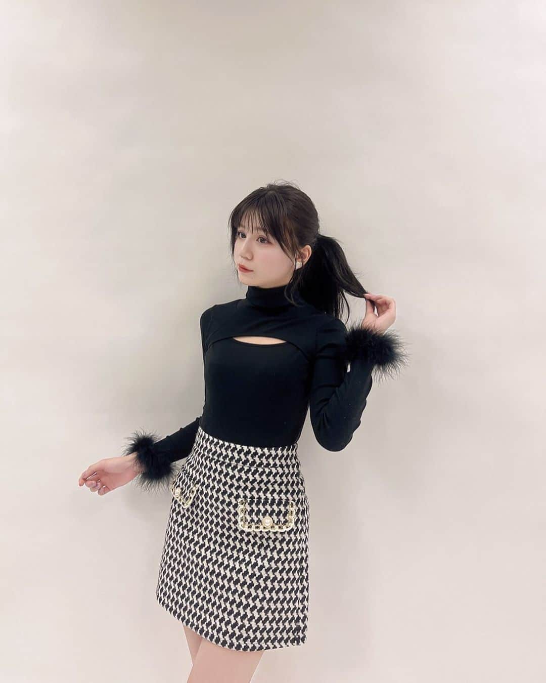 のインスタグラム：「・ 過去ピクですっ^っ ̫ <^！ ・ ・ ・ #るねちょ #堀越琉音 #jk #jkブランド #jkの素敵な思い出 #ljk #フレンチガーリー #ポニーテール」
